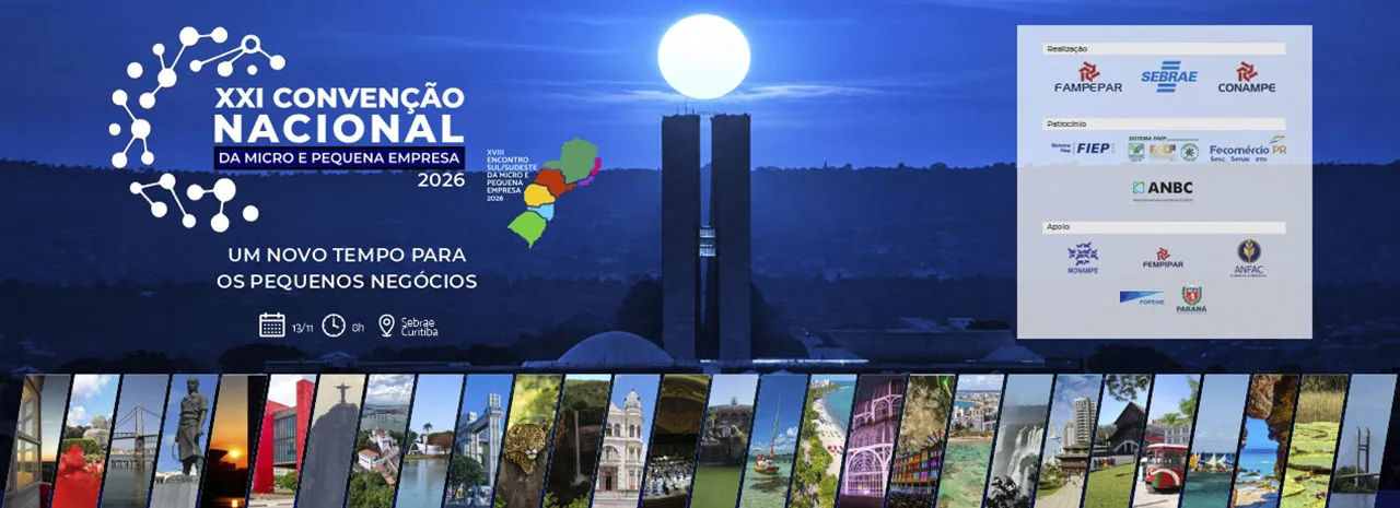 XXI Convenção Nacional da Micro e Pequena Empresa 2026, em Curitiba